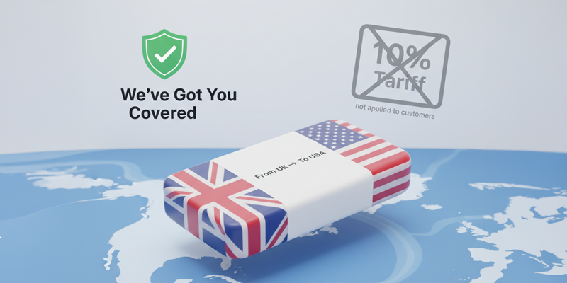 UPDATE ON U.S. TARIFFS – NO CHANGE TO YOUR PRICES 🇺🇸