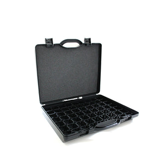 Large Plastic Case with 37mm Grid System 10mm Foam