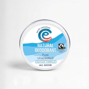 Earth Conscious Natural Vegan Deodorant - 2 FRAGRANCES AVAILABLE