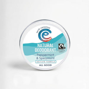 Earth Conscious Natural Vegan Deodorant - 2 FRAGRANCES AVAILABLE