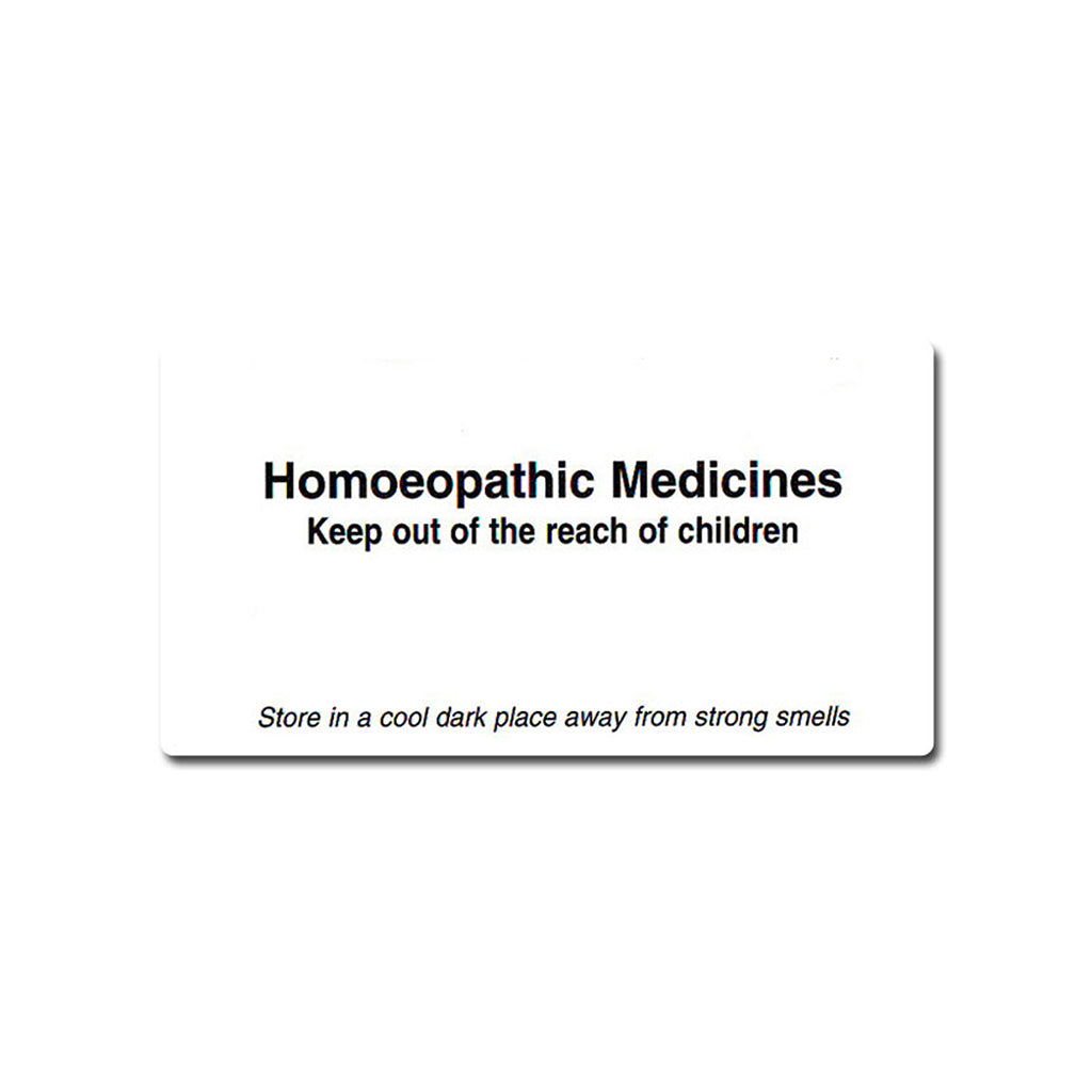 Homeopathic Medicine Labels