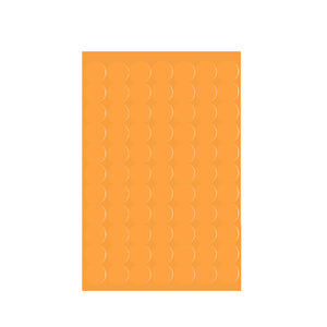 Orange Circular Labels (77 per sheet)