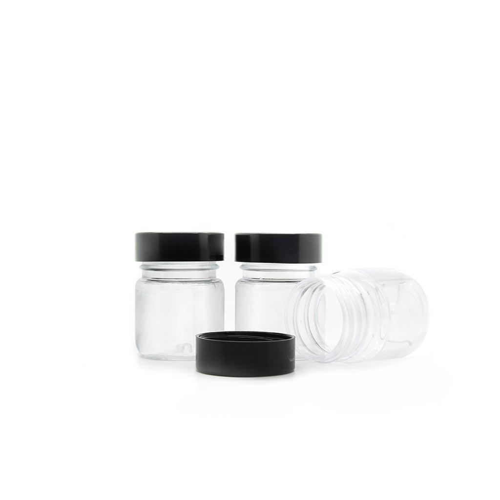 20ml Clear Plastic Jar with Lid