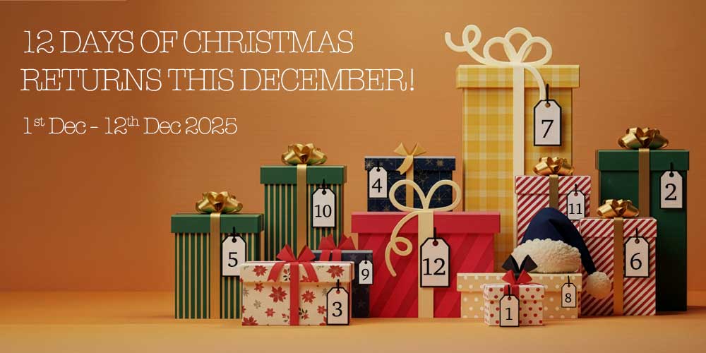 12 days of Christmas Returns This December!