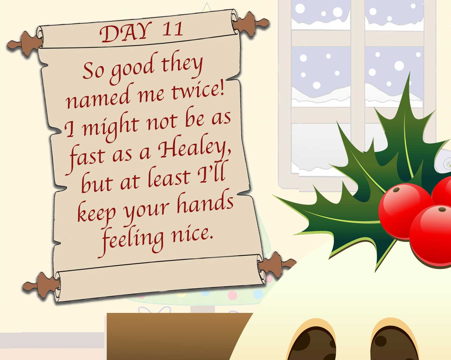 DAY 11 - THE GREAT CHRISTMAS PUDDING HUNT