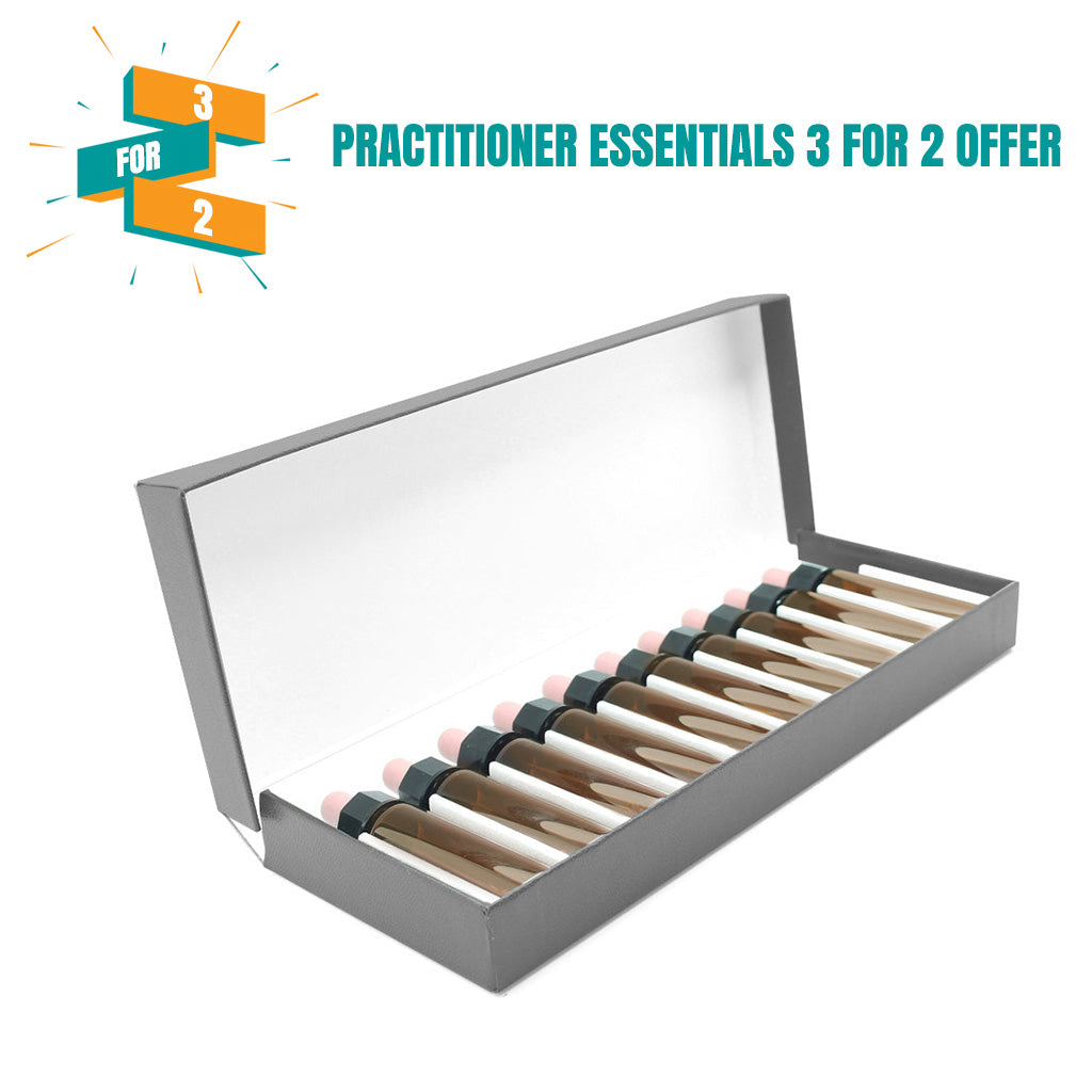 Leatherette Remedy Box with 10 x 8g/10ml Dropper Bottles