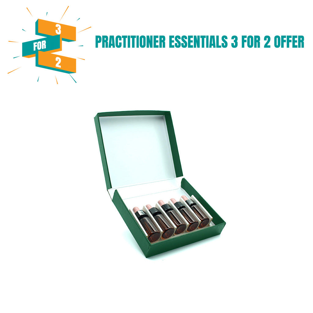 Green Remedy Box with 5 x 4g/5ml Dropper Bottles