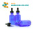 50ml Blue Moulded Glass Dropper Bottle