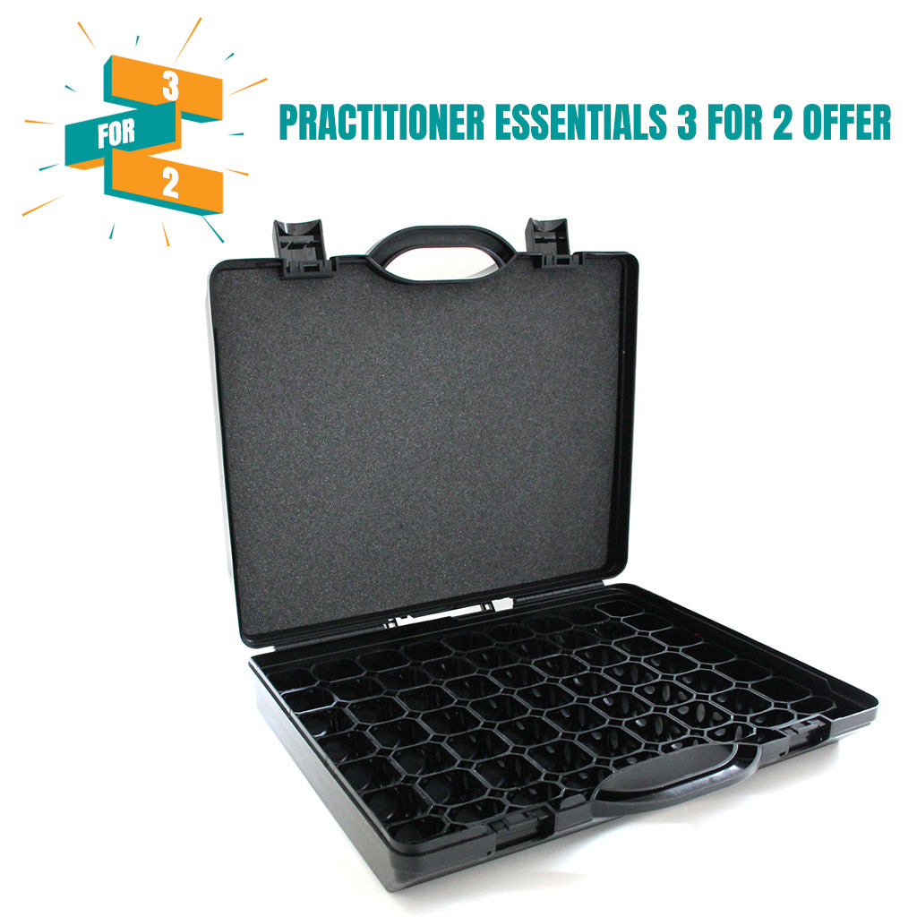 Large Plastic Case with 37mm Grid System  20mm Foam