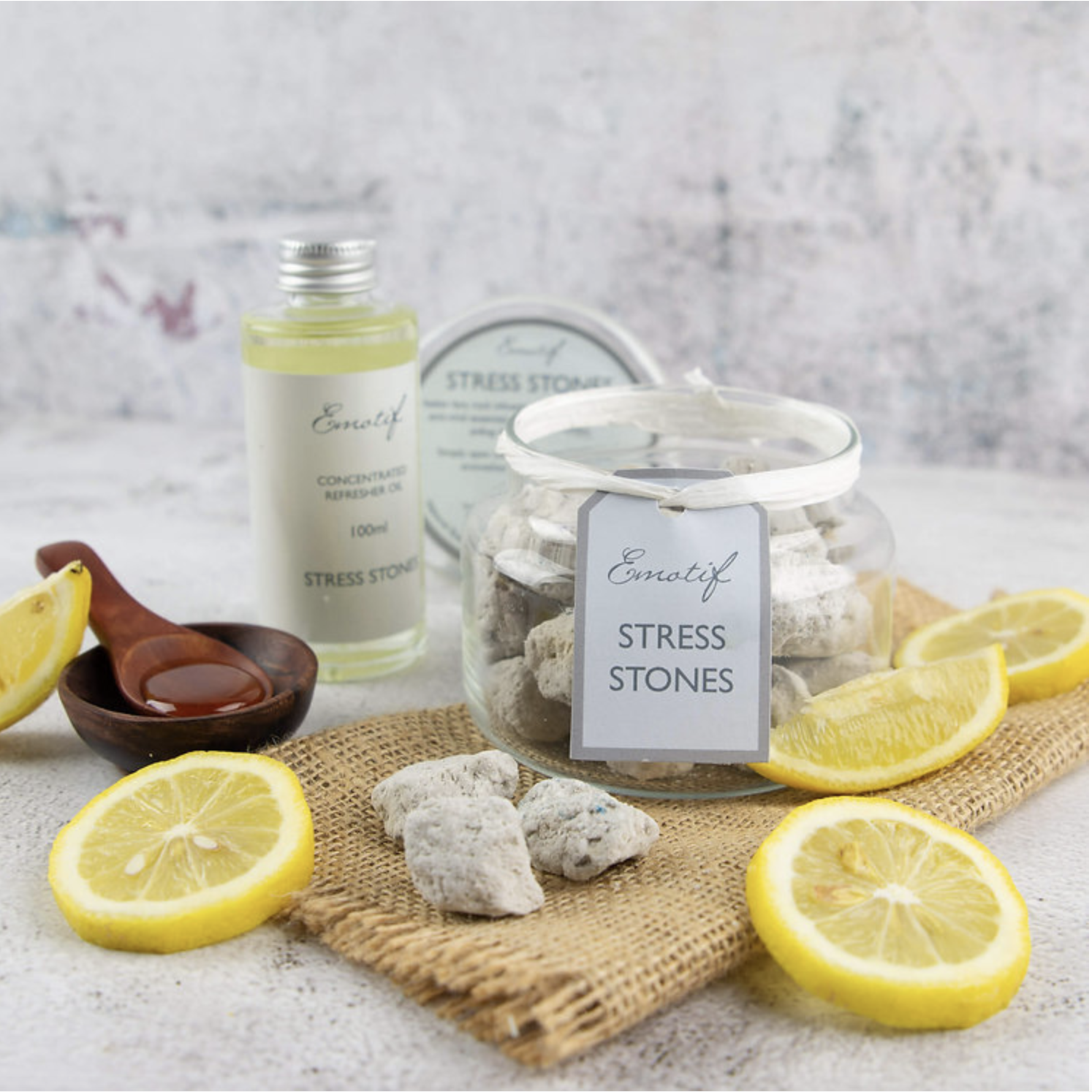 Aromatherapy Stress Stones Gift Set