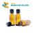 25ml Amber Moulded Screw Cap Bottle with Black Tamper Evident Cap