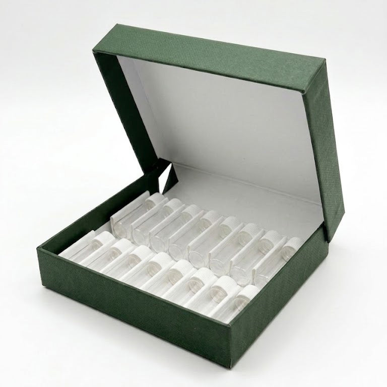Green Remedy Box with 16 x 2g Bottles