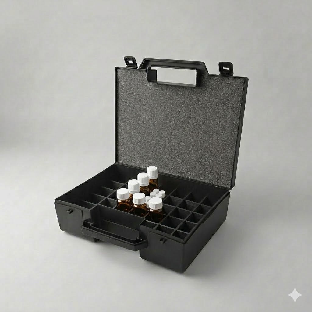 Small Plastic Case with 27mm Grid System