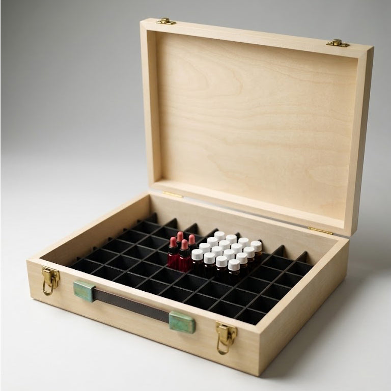 Pine Wooden Case with 37mm Grid System