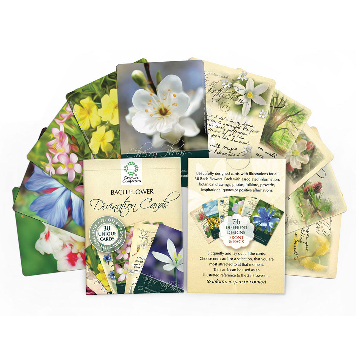 Bach Flower Divination Cards Deck - Creature Comforters
