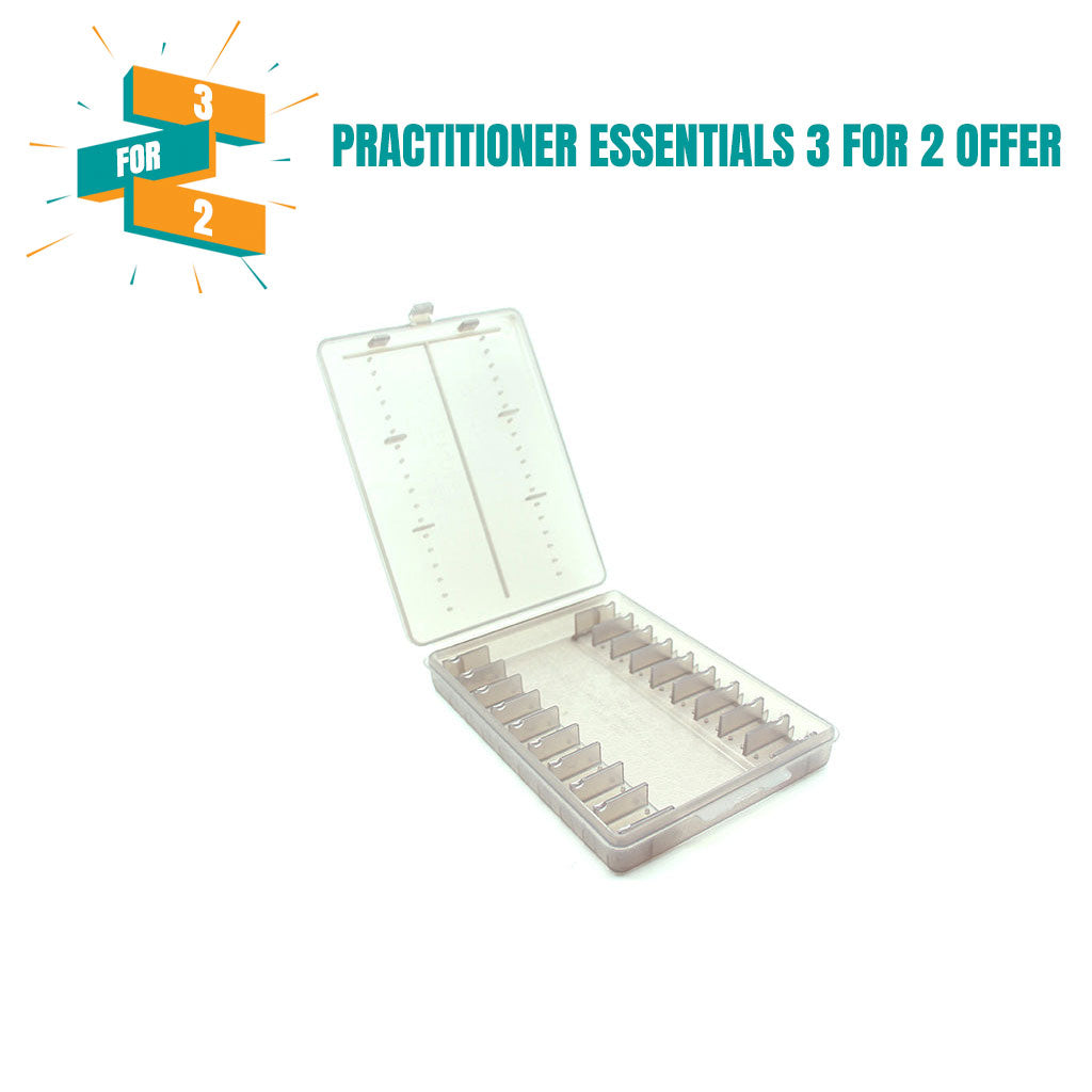 Plastic Remedy Wallet for 18 x 2g Glass Vials