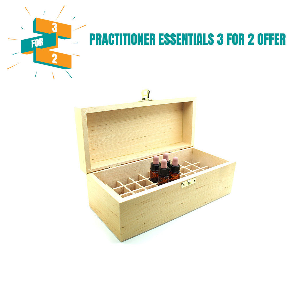 Alder Wood Box to hold 40 x 18mm Bottles
