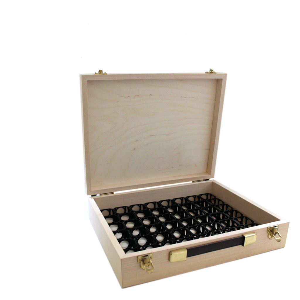 Pine Wooden Case with 37mm Grid System