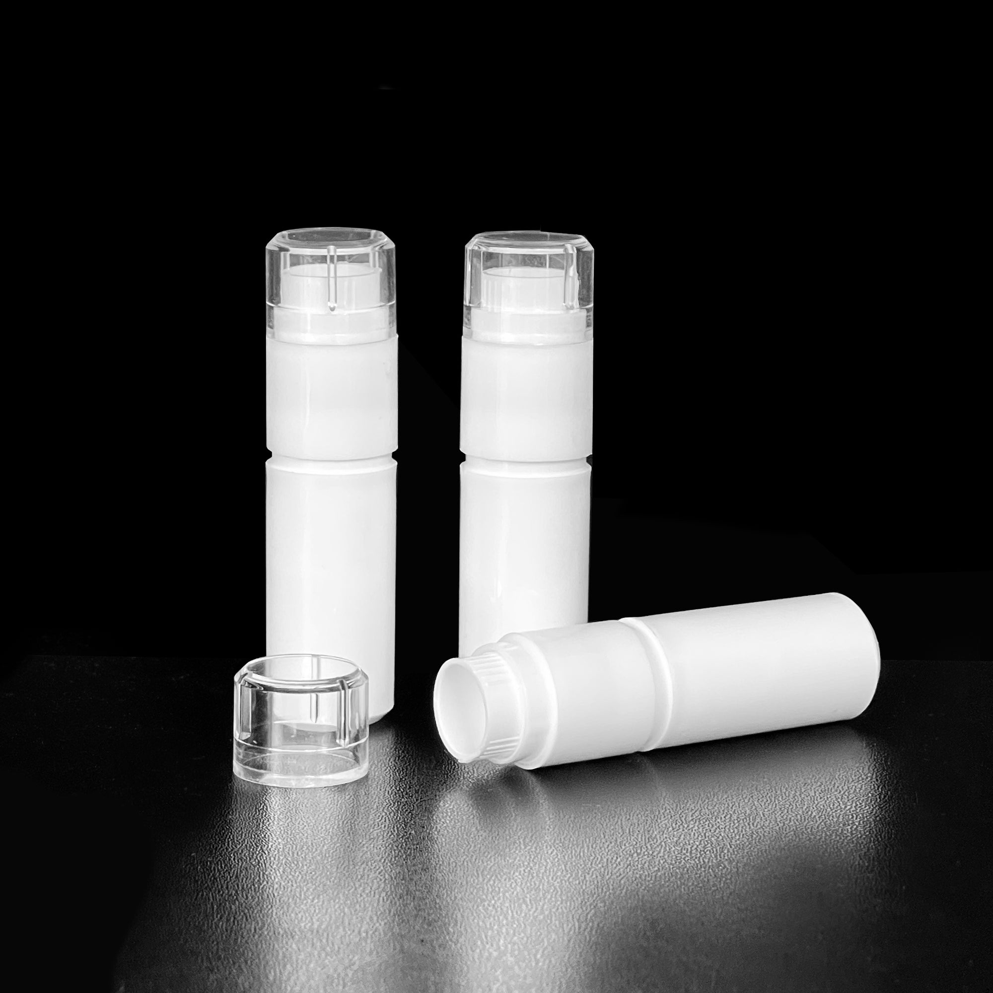 4g White Plastic Dosage Dispenser With Plastic Liner