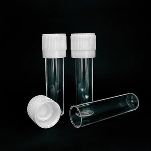 2ml Clear Plastic Vial with Pushon Lid