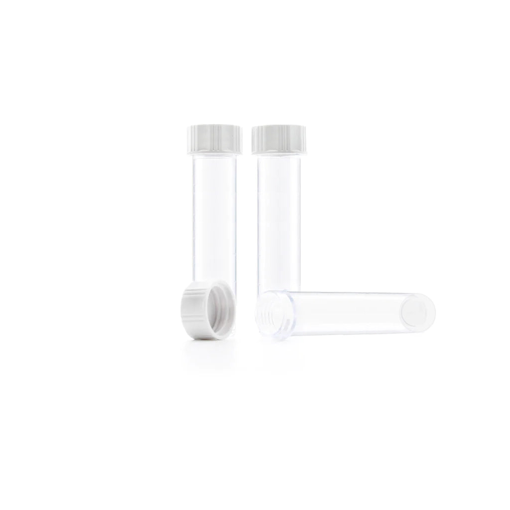 10ml Clear Plastic Screw Cap Vial