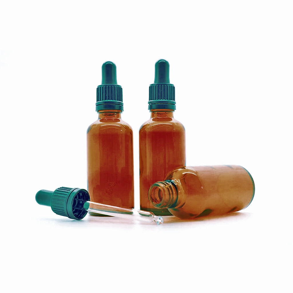 50ml Moulded Glass Dropper Bottle with Tamper Evident Cap