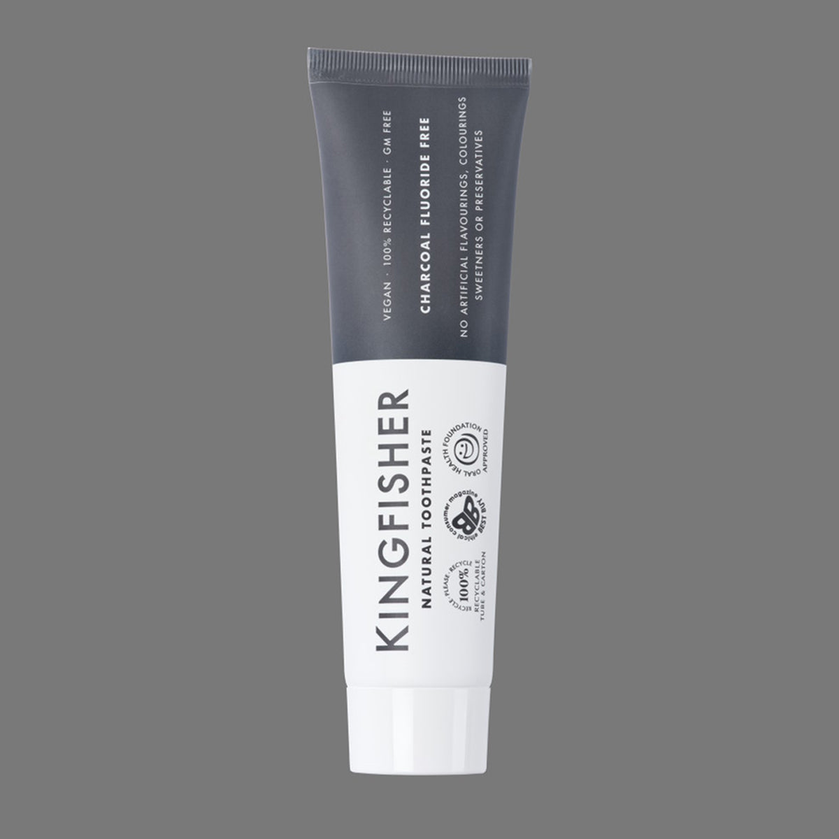 Kingfisher Charcoal Toothpaste (Fluoride Free) – 100ml