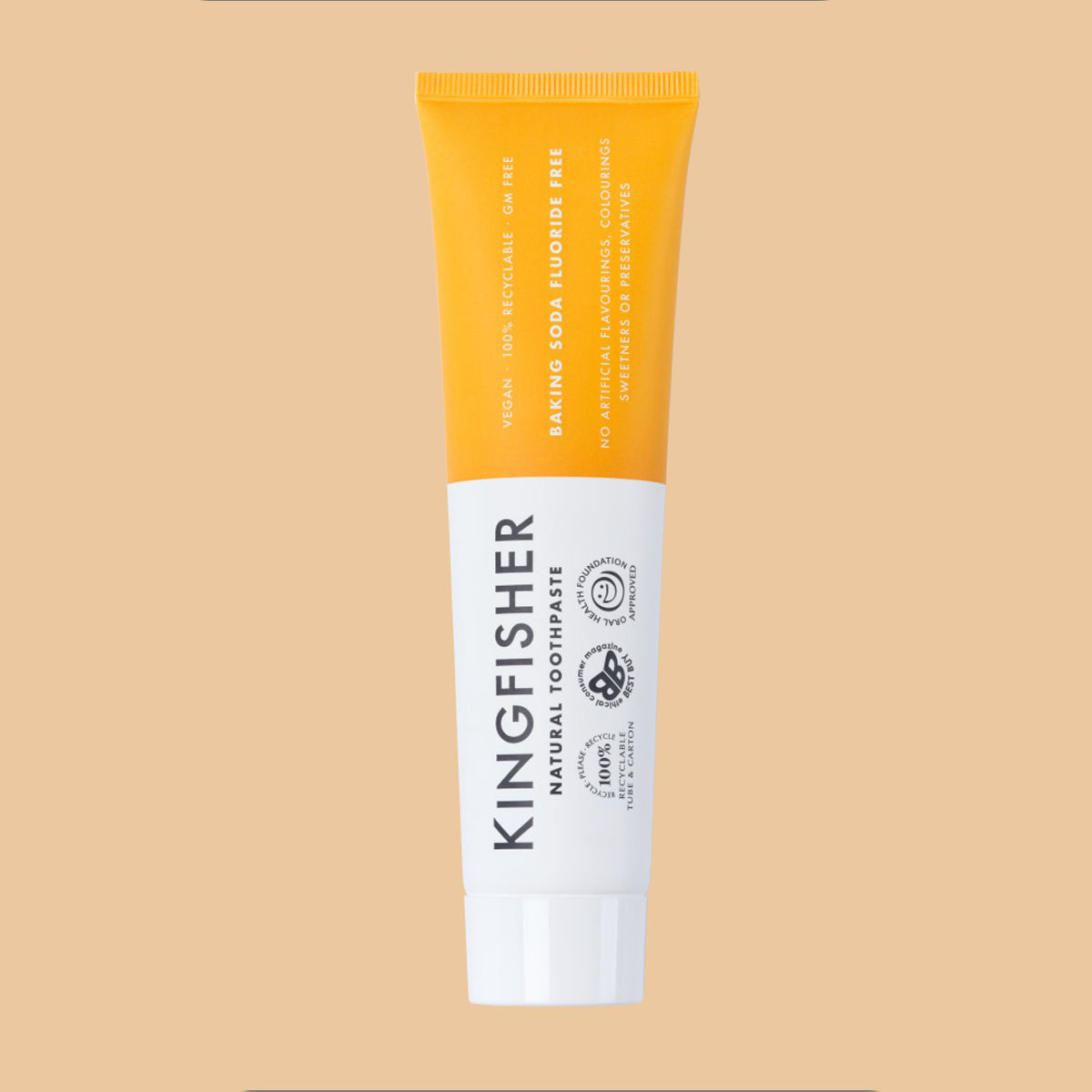 Kingfisher Baking Soda & Mint Toothpaste (Fluoride Free) - 100ml