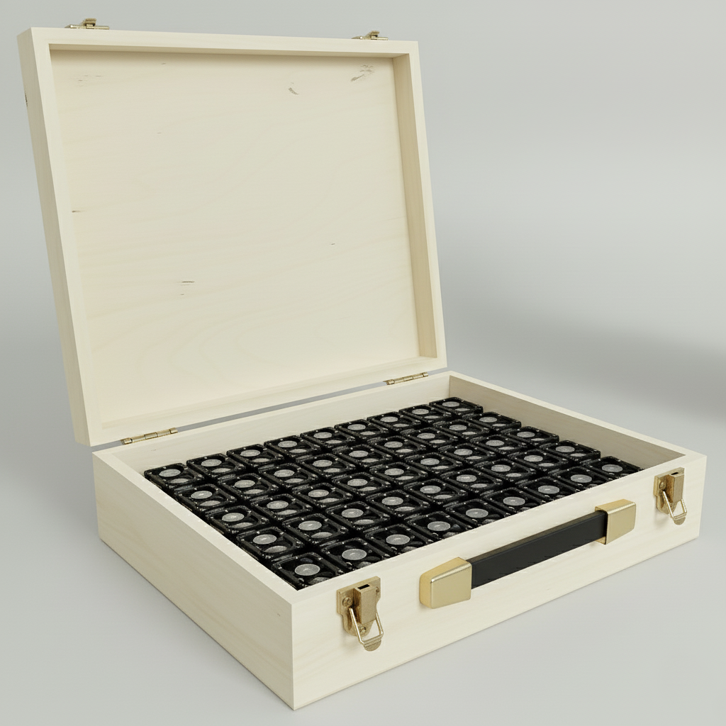 Pine Wooden Case with 27mm Grid System