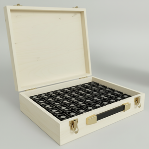 Pine Wooden Case with 27mm Grid System