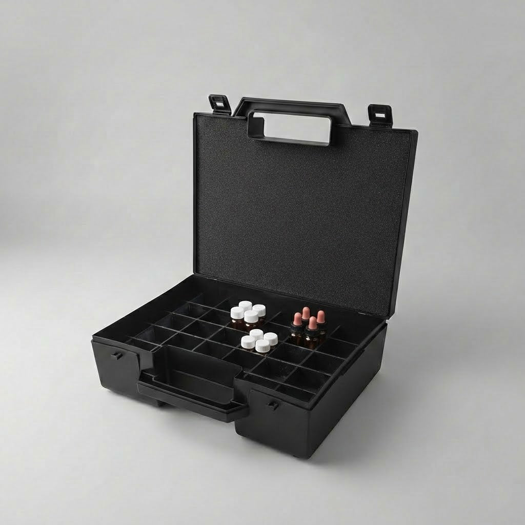 Plastic Small Case with 3D printed 37mm grid