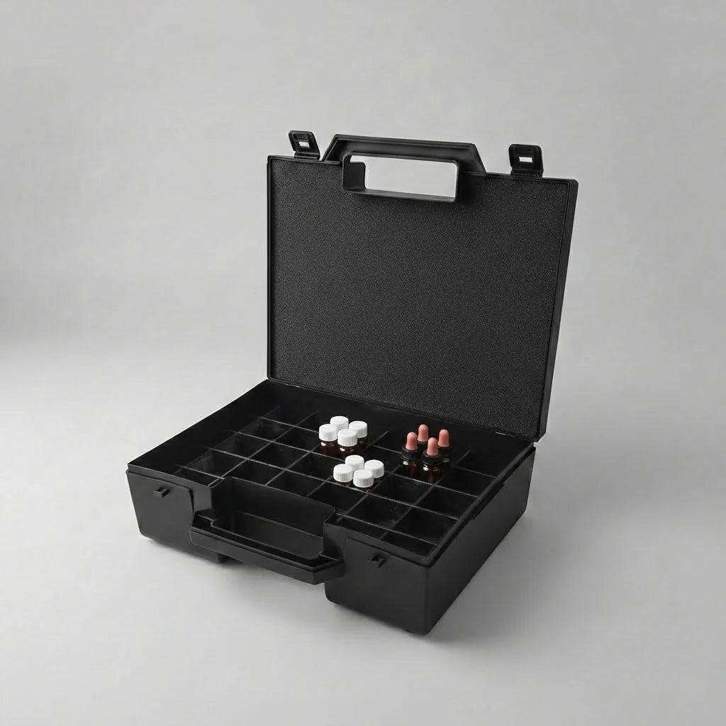 Plastic Small Case with 3D printed 37mm grid
