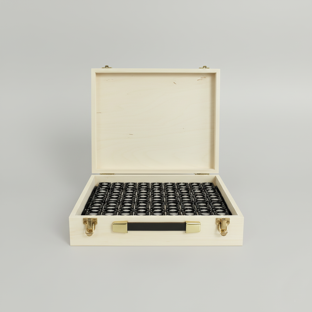 Pine Wooden Case with 27mm Grid System