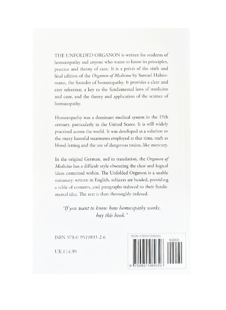 The Unfolded  Organon - Peter Crockett