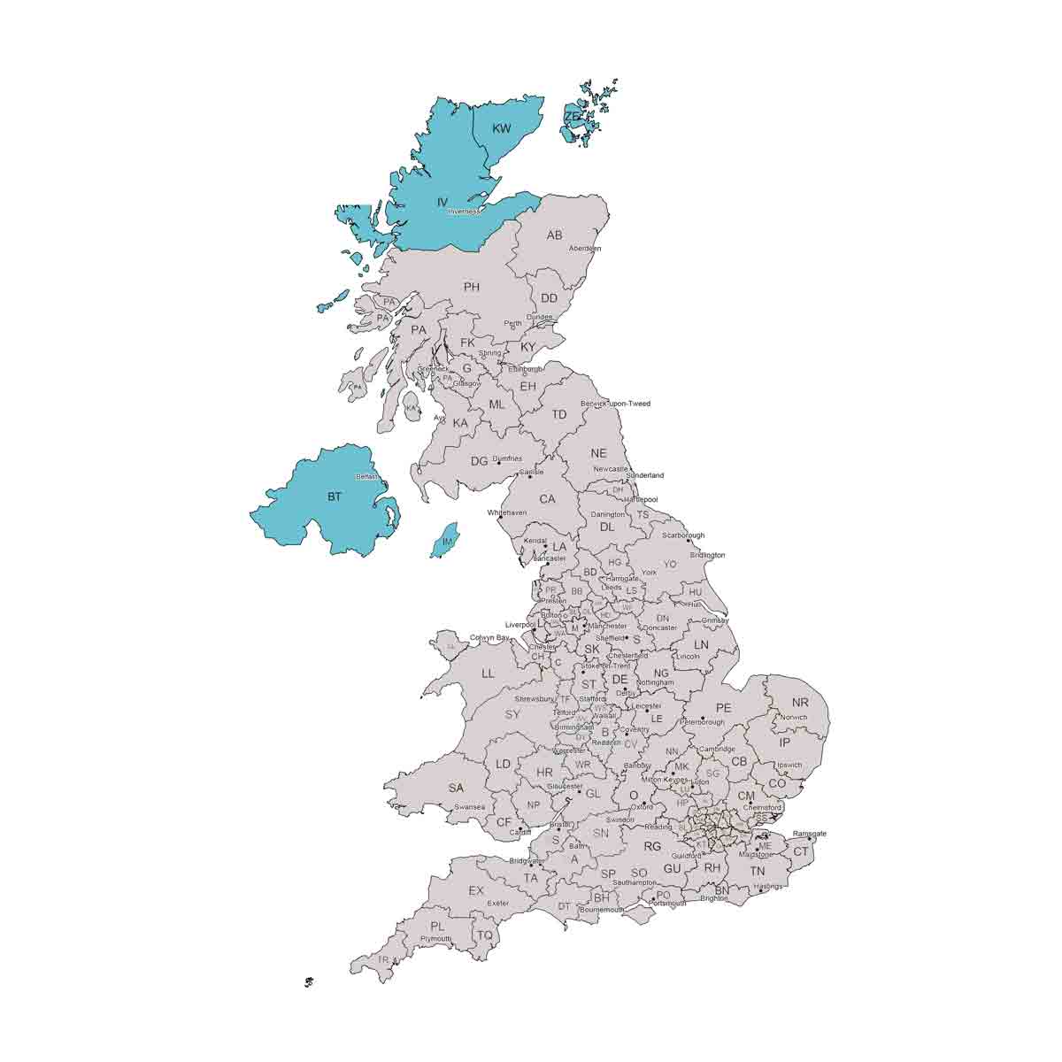 Northern Ireland / Highlands & Islands - Postage Charge