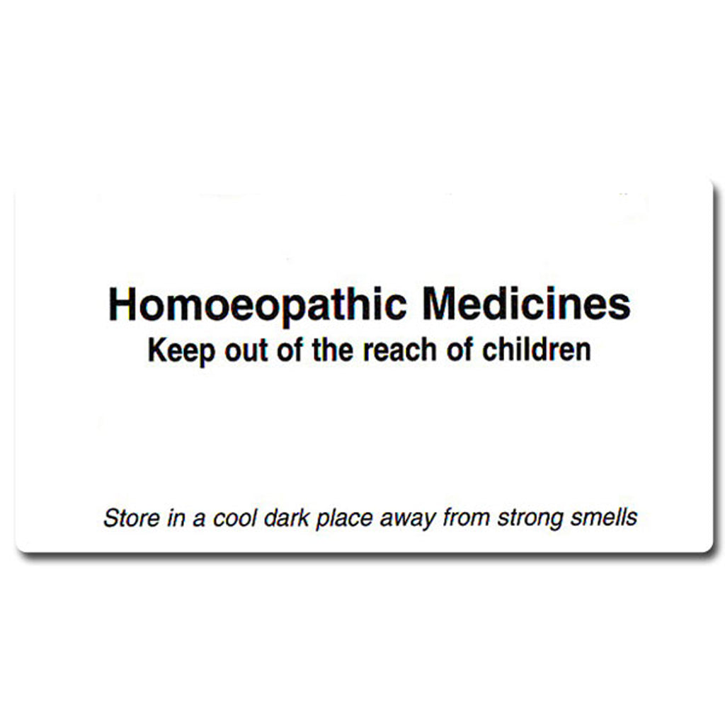 Large Homeopathic Medicine Labels (24 per sheet)