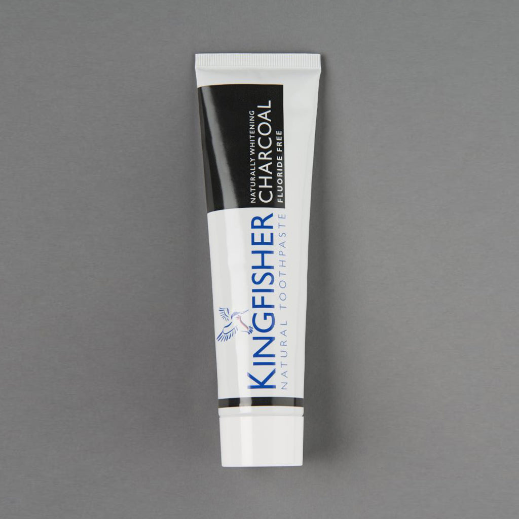 Kingfisher Charcoal Toothpaste (Fluoride Free) – 100ml - hsconline