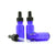 15ml Blue Moulded Glass Dropper Bottle