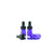 5ml Blue Moulded Glass Dropper Bottle