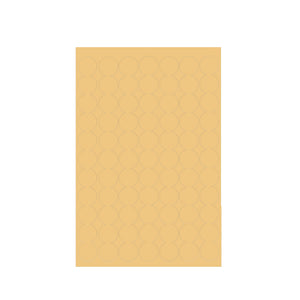 Cream Circular Labels (77 per sheet)