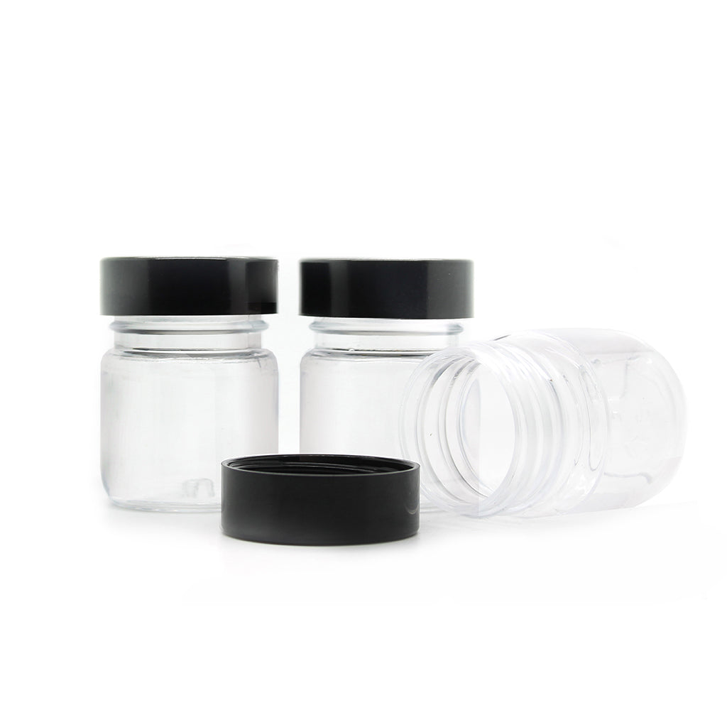 40ml Clear Plastic Jar with Lid