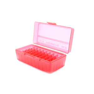 Red Plastic Box to hold 50 x 2g/1.75ml Vials