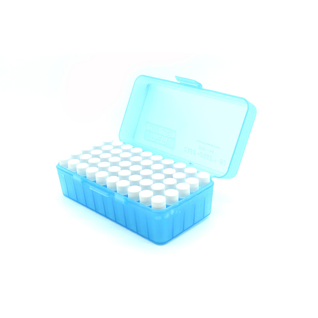 Plastic Box with 50 x 2g/1.75ml Screw Cap Vials