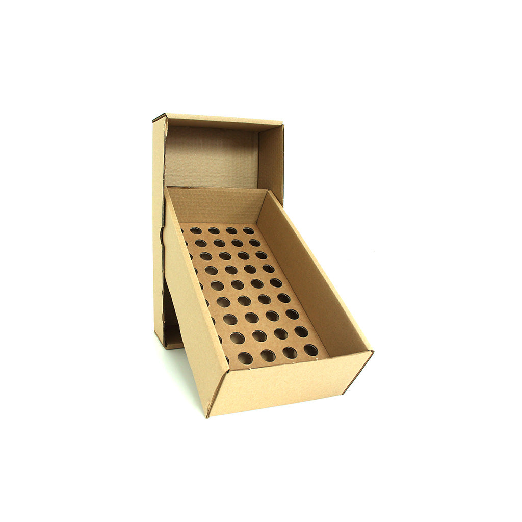 Aviditi Corrugated Cardboard Storage Bins 8""""x 18""""x 4 1/2