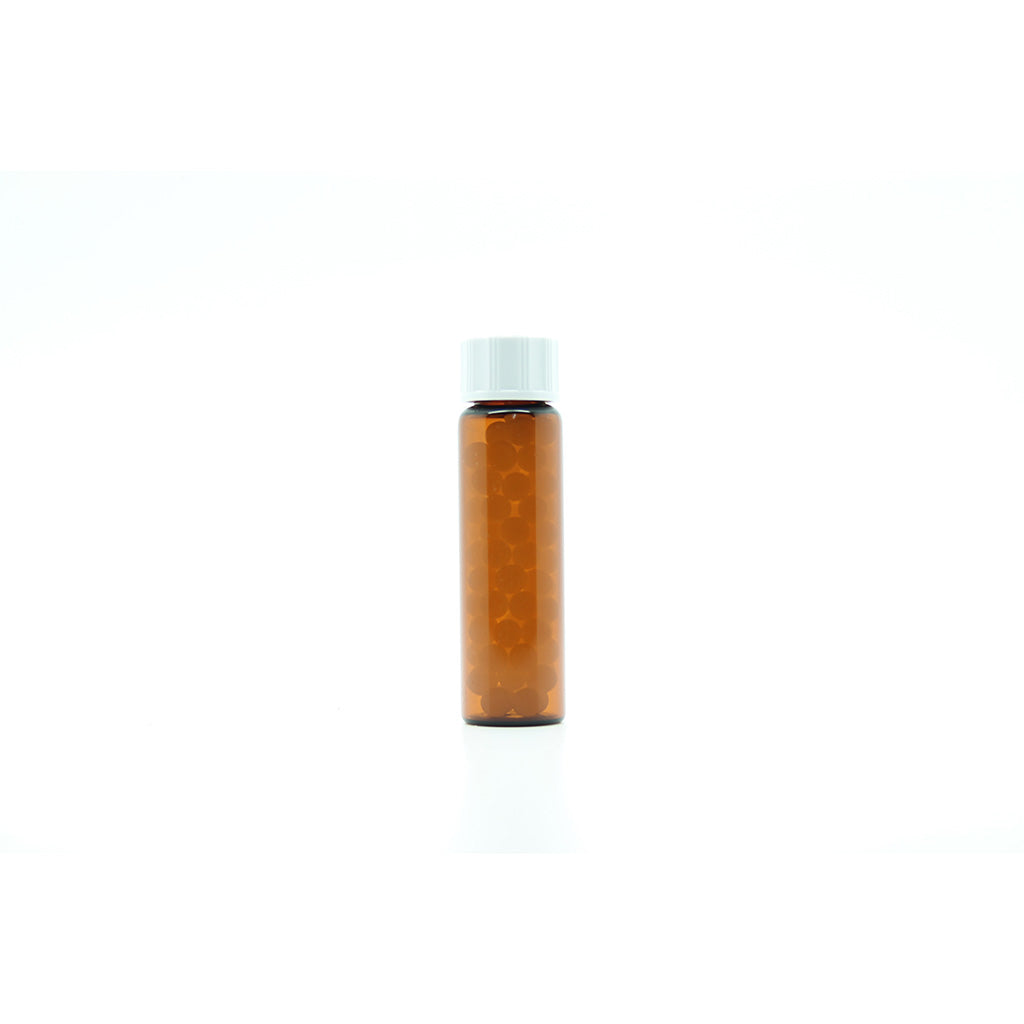 8g/10ml Tubular Glass Bottles filled with 5mm Sucrose Pillules x 50