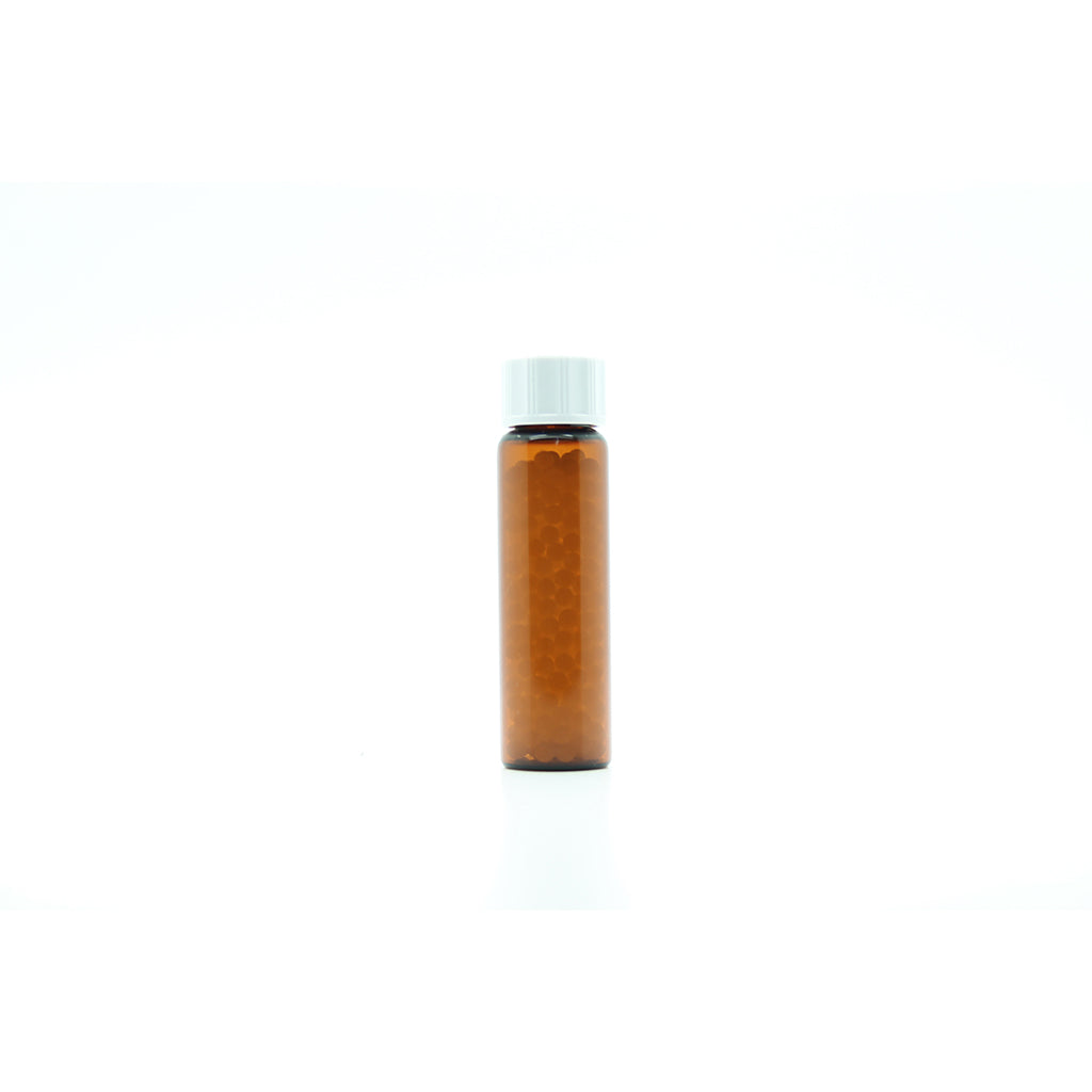 8g/10ml Tubular Glass Bottle filled with 2.5mm Sucrose Pillules x 50