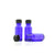 15ml Blue Moulded Glass Screw Cap Bottle