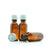 30ml Amber Moulded Glass screw cap bottle with Childproof Cap