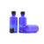 50ml Blue Moulded Glass Screw Cap Bottle