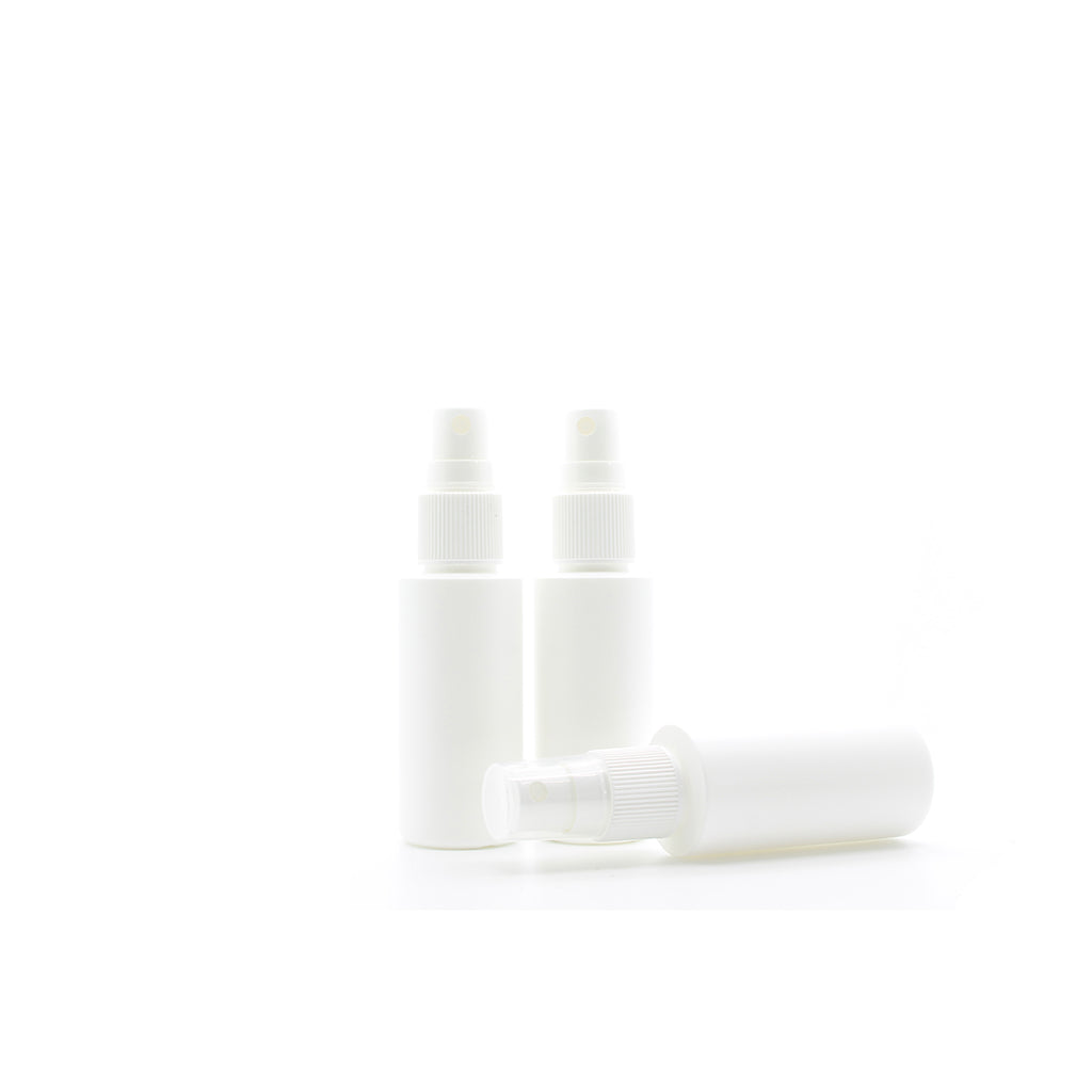 50ml White Plastic Pump Action Spray Bottle